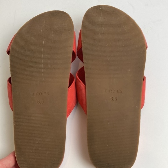 Birdies Robin Slides Sandals Persimmon Coral Red Orange Size 6.5 - Picture 11 of 16